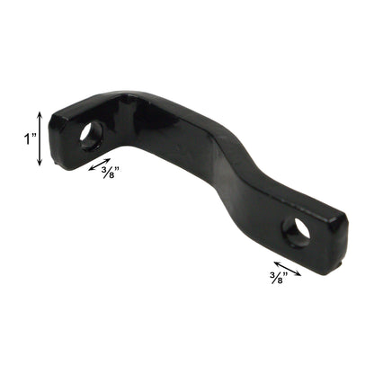Truss Rod Tightener Powder Coated Black, 3/8"x1"