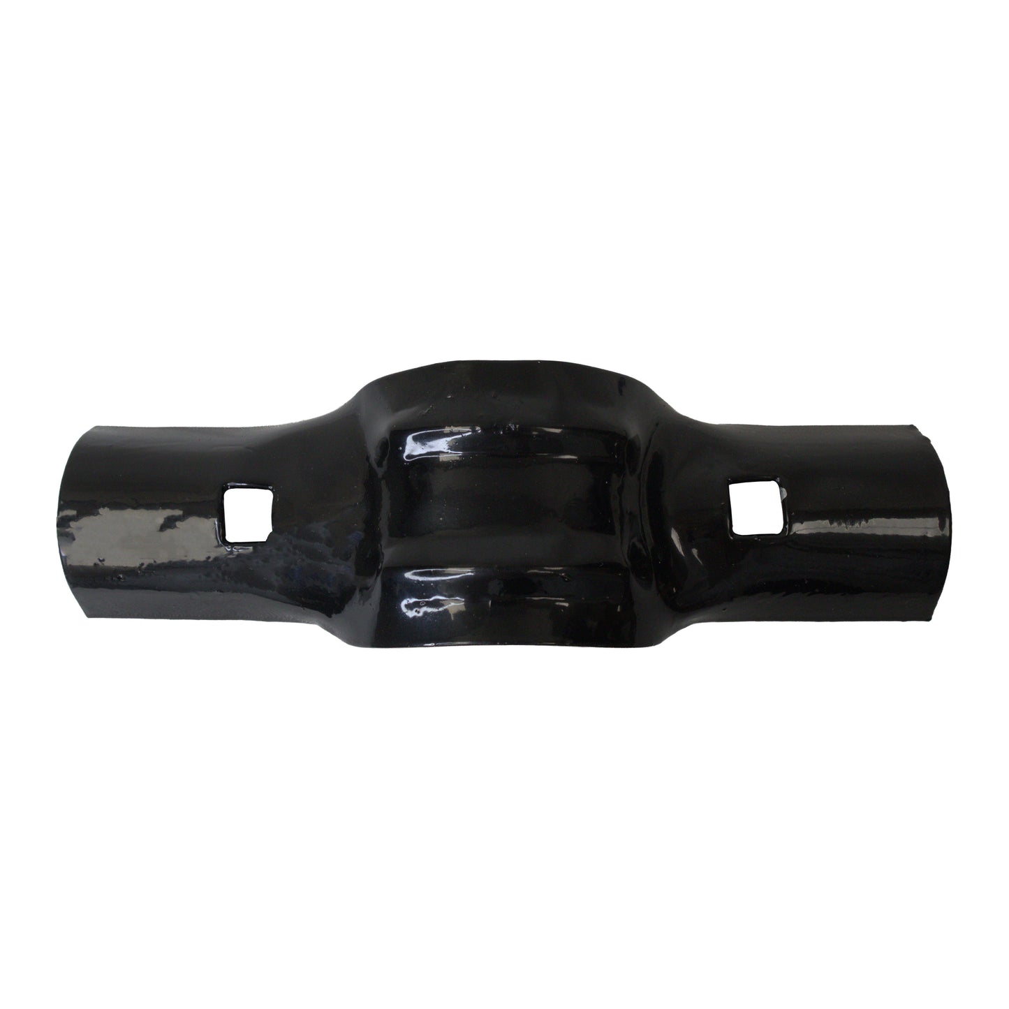 BOULEVARD/LINE RAIL CLAMP Galvanized, 3"x 1 5/8", Powder Coated Black