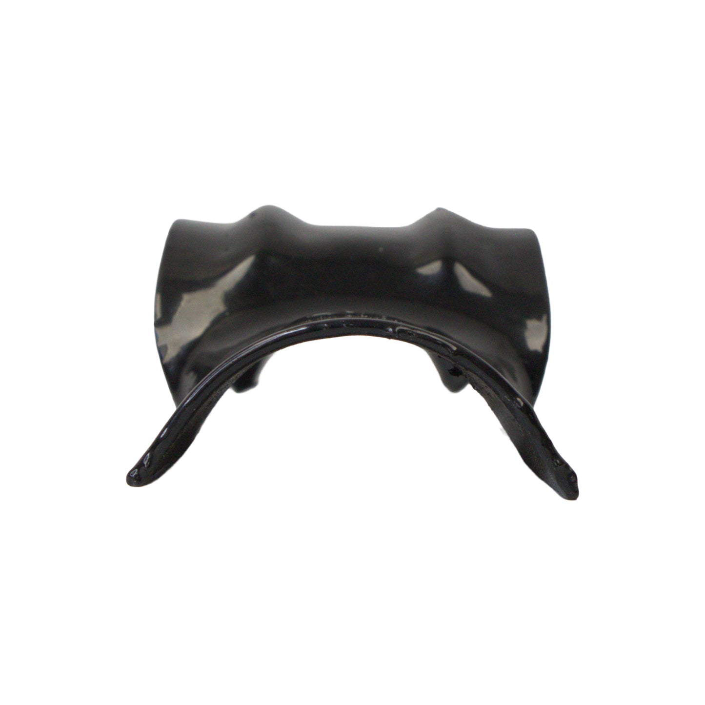 BOULEVARD/LINE RAIL CLAMP Galvanized, 3"x 1 5/8", Powder Coated Black