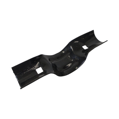 BOULEVARD/LINE RAIL CLAMP Galvanized, 3"x 1 5/8", Powder Coated Black