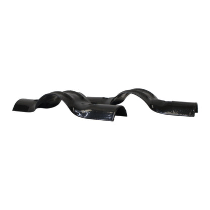 BOULEVARD/LINE RAIL CLAMP Galvanized, 3"x 1 5/8", Powder Coated Black
