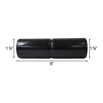 Sleeve Steel Galvanized Powder Coated Black, 1 5/8" x 6"