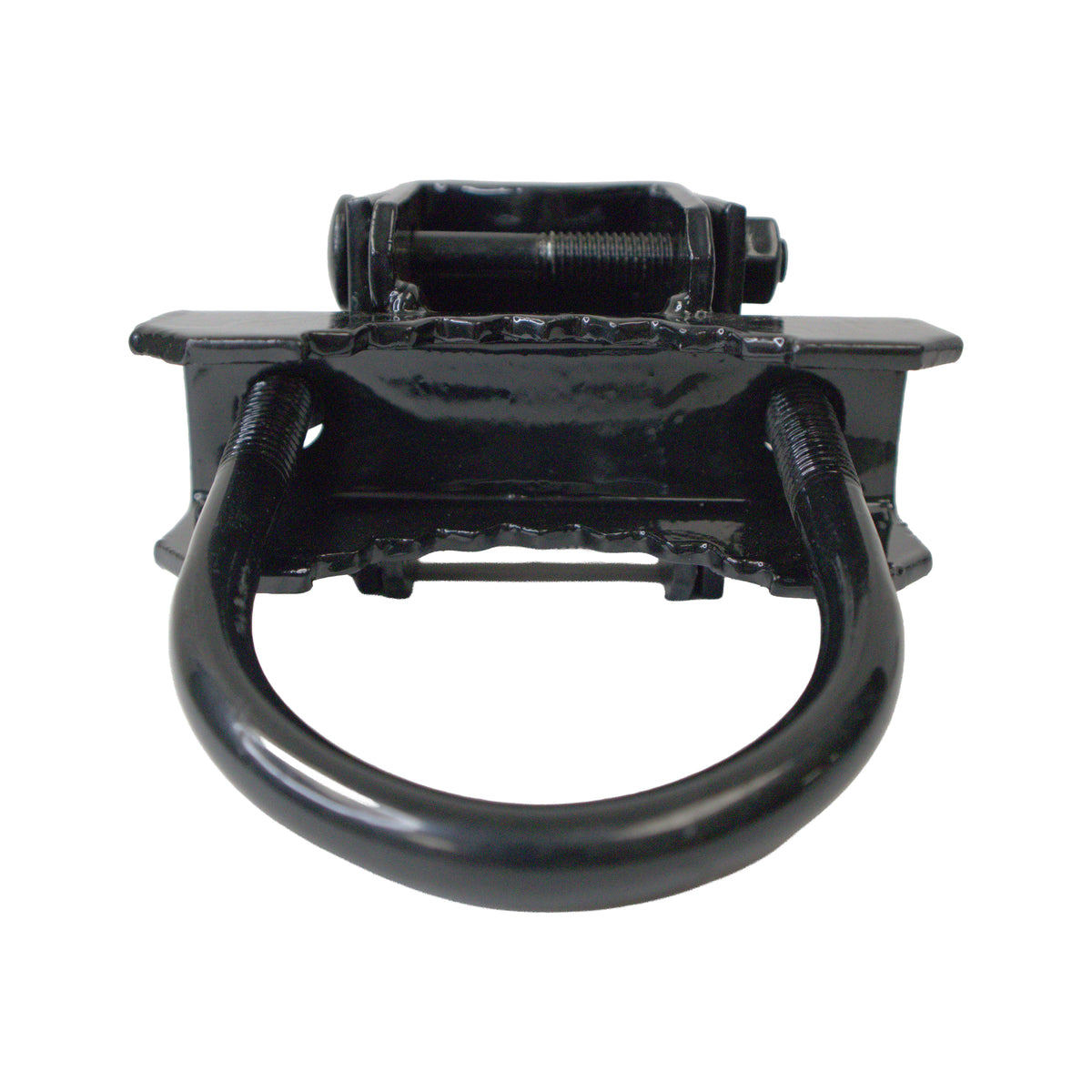Bull Dog Hinge, Powder Coated Black, 3" Chain Link Fence Gate