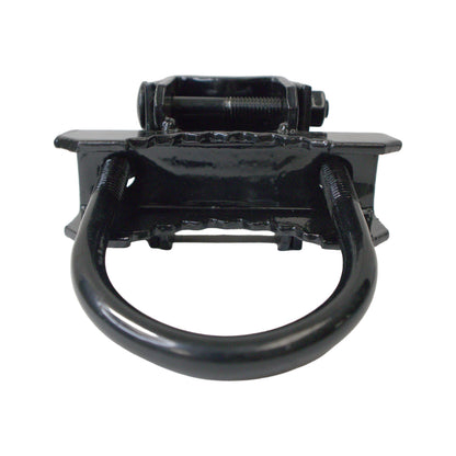 Bull Dog Hinge, Powder Coated Black, 3" Chain Link Fence Gate