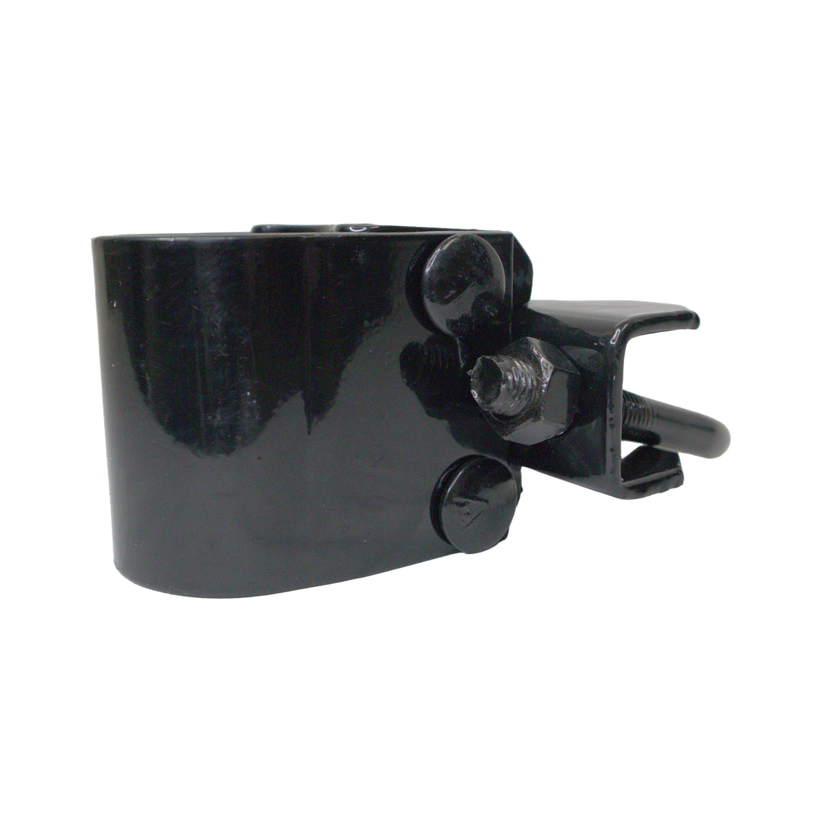 Bull Dog Hinge, Powder Coated Black, 3" Chain Link Fence Gate