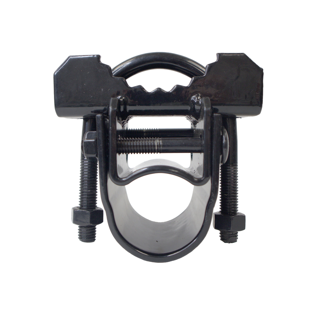 Bull Dog Hinge, Powder Coated Black, 3" Chain Link Fence Gate