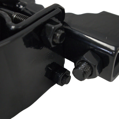 Bull Dog Hinge, Powder Coated Black, 4" Chain Link Fence Gate