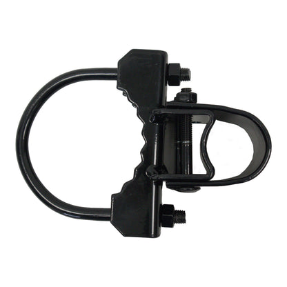 Bull Dog Hinge, Powder Coated Black, 4" Chain Link Fence Gate