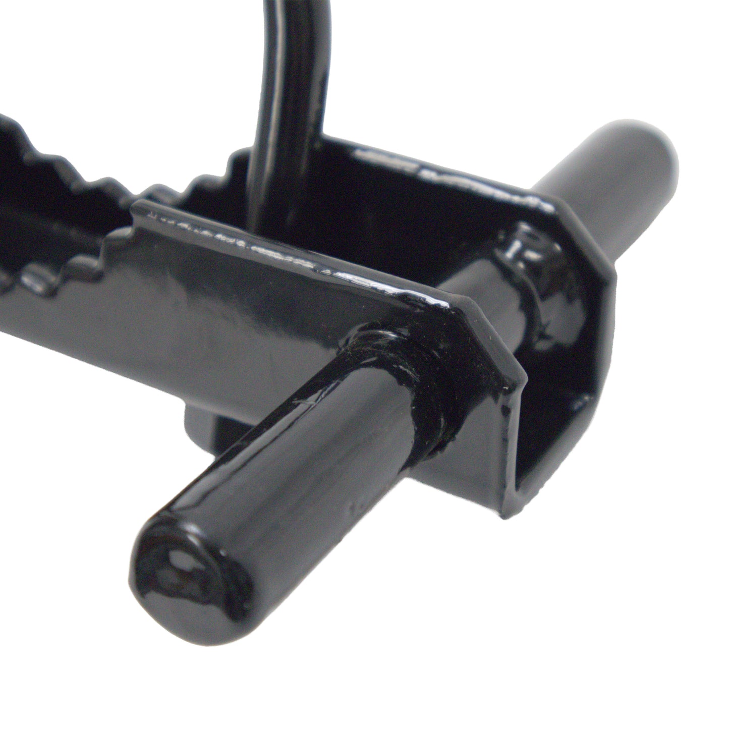 INDUSTRIAL OFFSET HINGE POWDER COATED BLACK, 3"