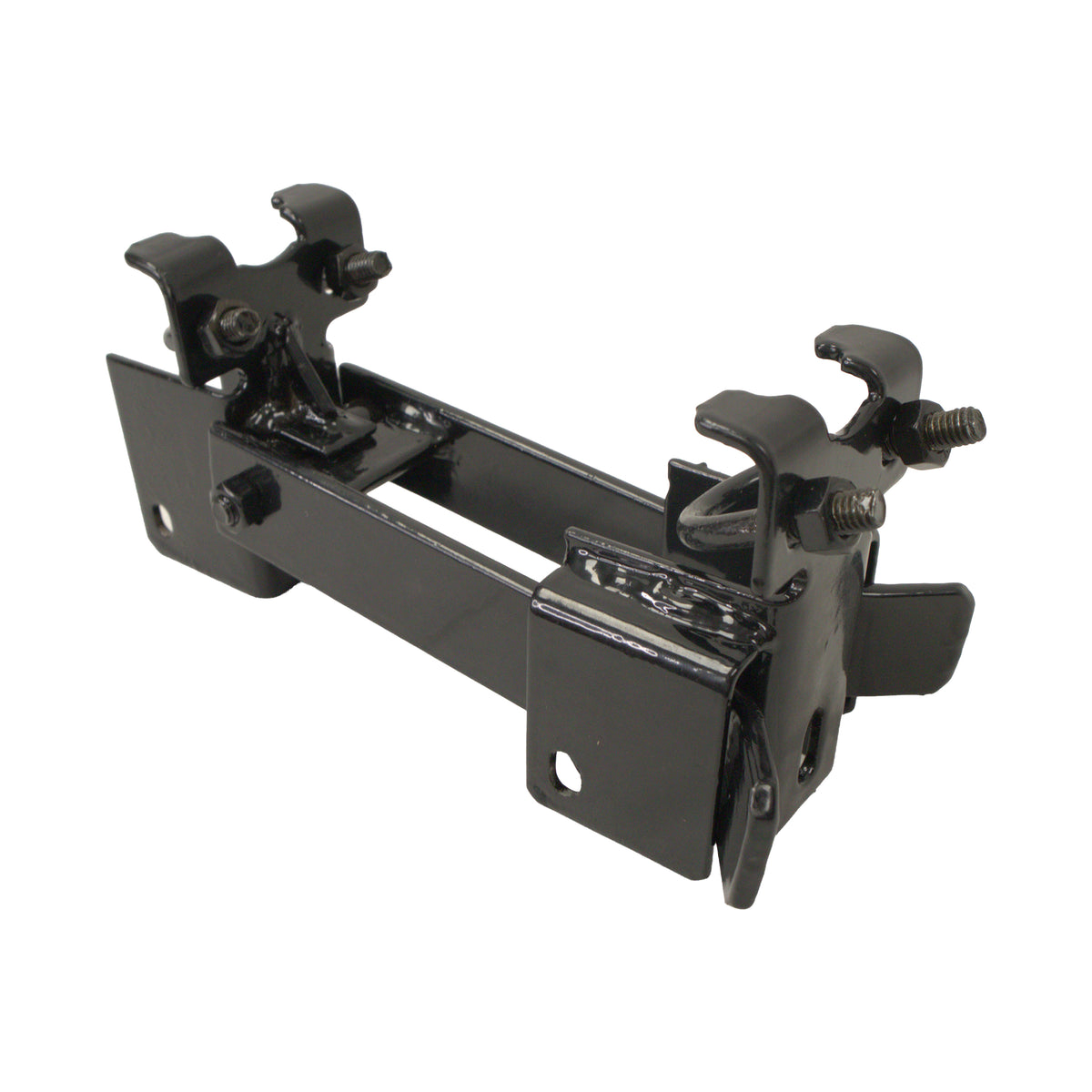 Double Gate Latch for Residential 1 3/8" Gate Frames HDG, Powder Coated Black