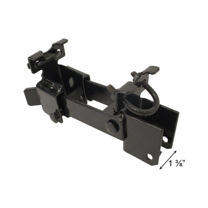 Double Gate Latch for Residential 1 3/8" Gate Frames HDG, Powder Coated Black