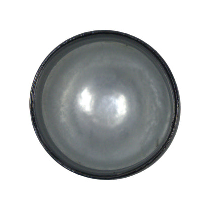 Post/Dome Cap Powder Coat Black, 1 7/8"