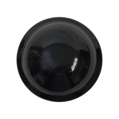 Post/Dome Cap Powder Coat Black, 2 3/8"