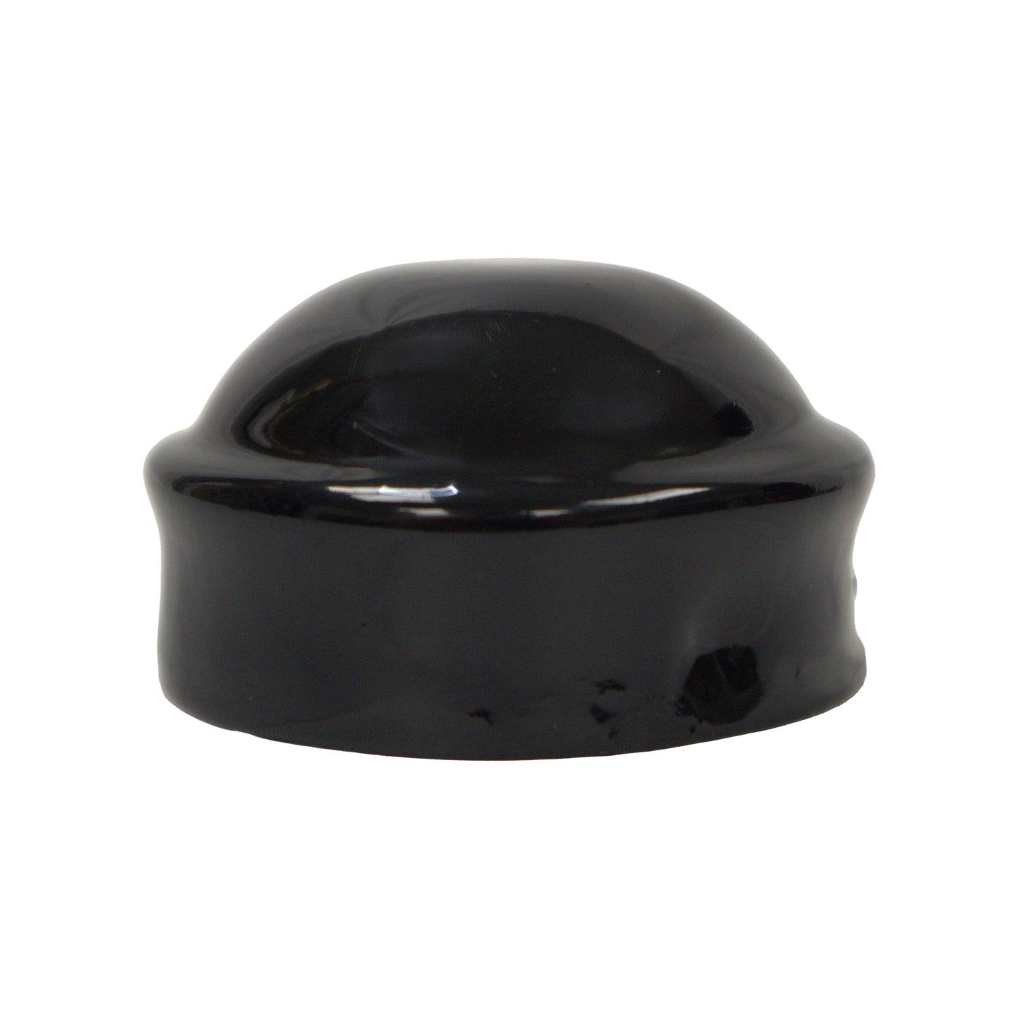Post/Dome Cap Powder Coat Black, 2 3/8"