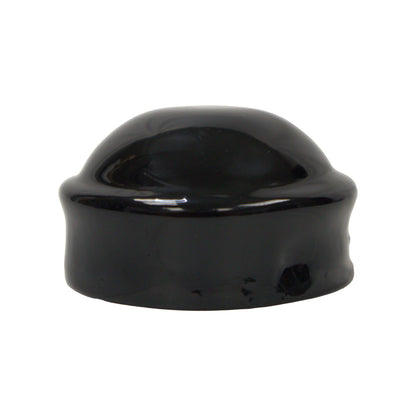 Post/Dome Cap Powder Coat Black, 2 3/8"
