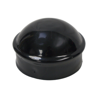Post/Dome Cap Powder Coat Black, 3"