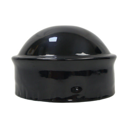 Post/Dome Cap Powder Coat Black, 4"