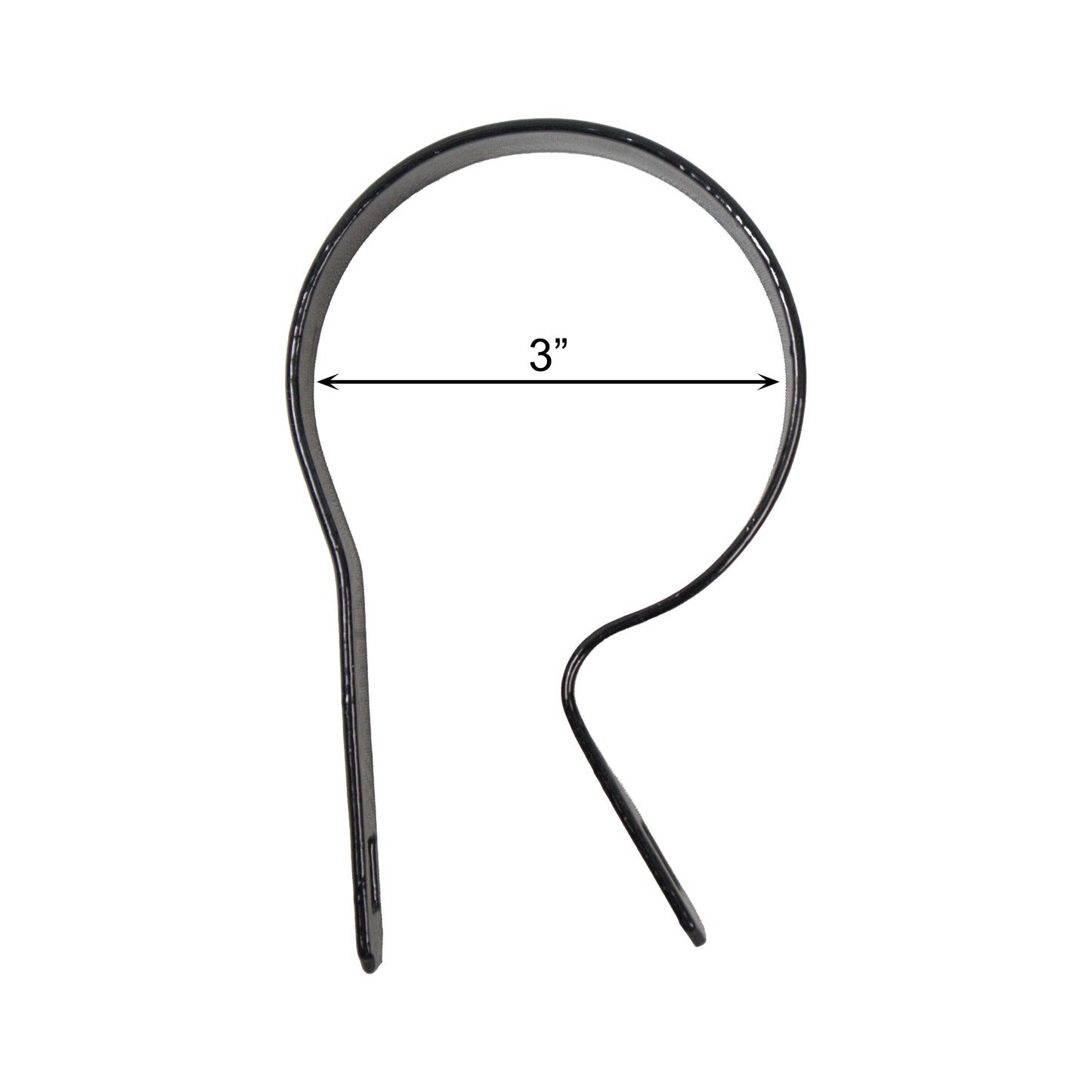 Tension Band Powder Coated Black, 3"