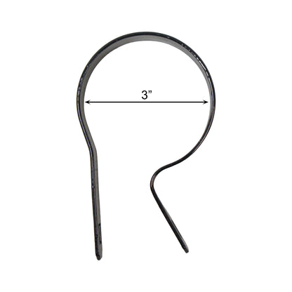 Tension Band Powder Coated Black, 3"