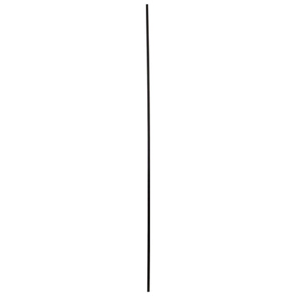 Tension Bar Powder Coated Black, 3/16" X 5/8", 70"