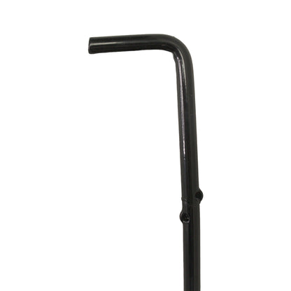 CANE BOLT 18" DROP ROD HDG, POWDER COATED BLACK