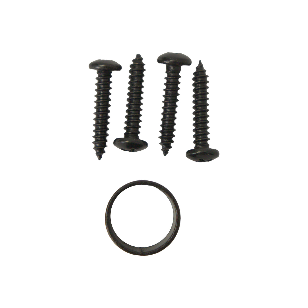 CANE BOLT 18" DROP ROD HDG, POWDER COATED BLACK