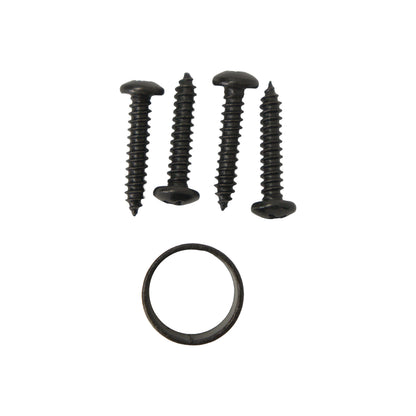 CANE BOLT 18" DROP ROD HDG, POWDER COATED BLACK