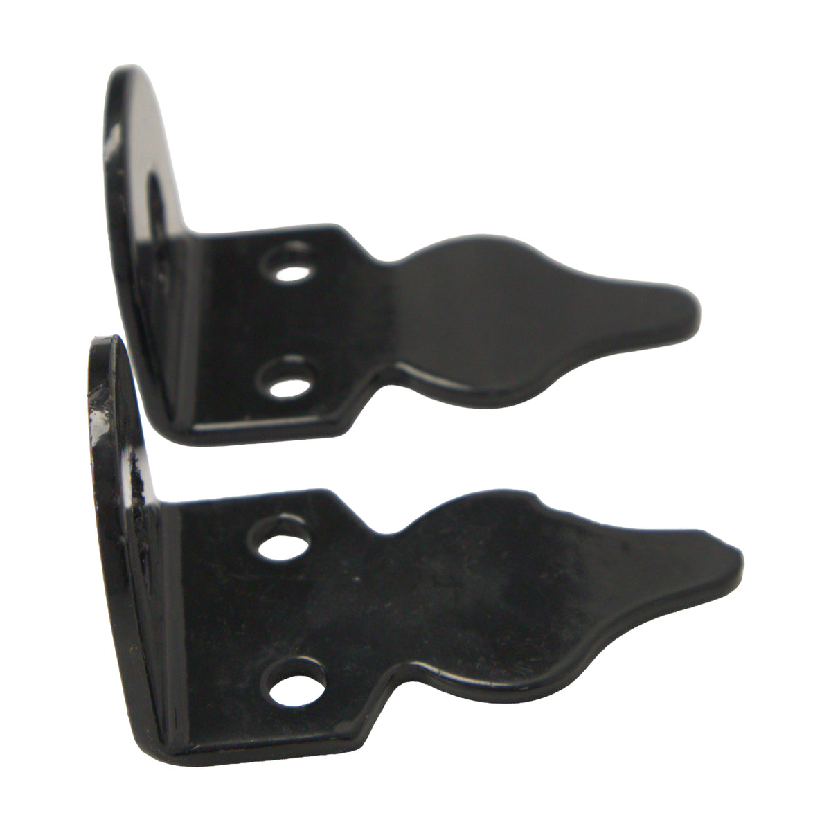 CANE BOLT 18" DROP ROD HDG, POWDER COATED BLACK