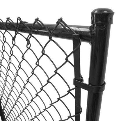 Chain Link Walk Gate Premium Quality Welded 32" x 46" Black. 48" H Overall