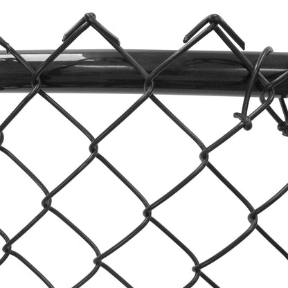 Chain Link Walk Gate Premium Quality Welded 32" x 46" Black. 48" H Overall