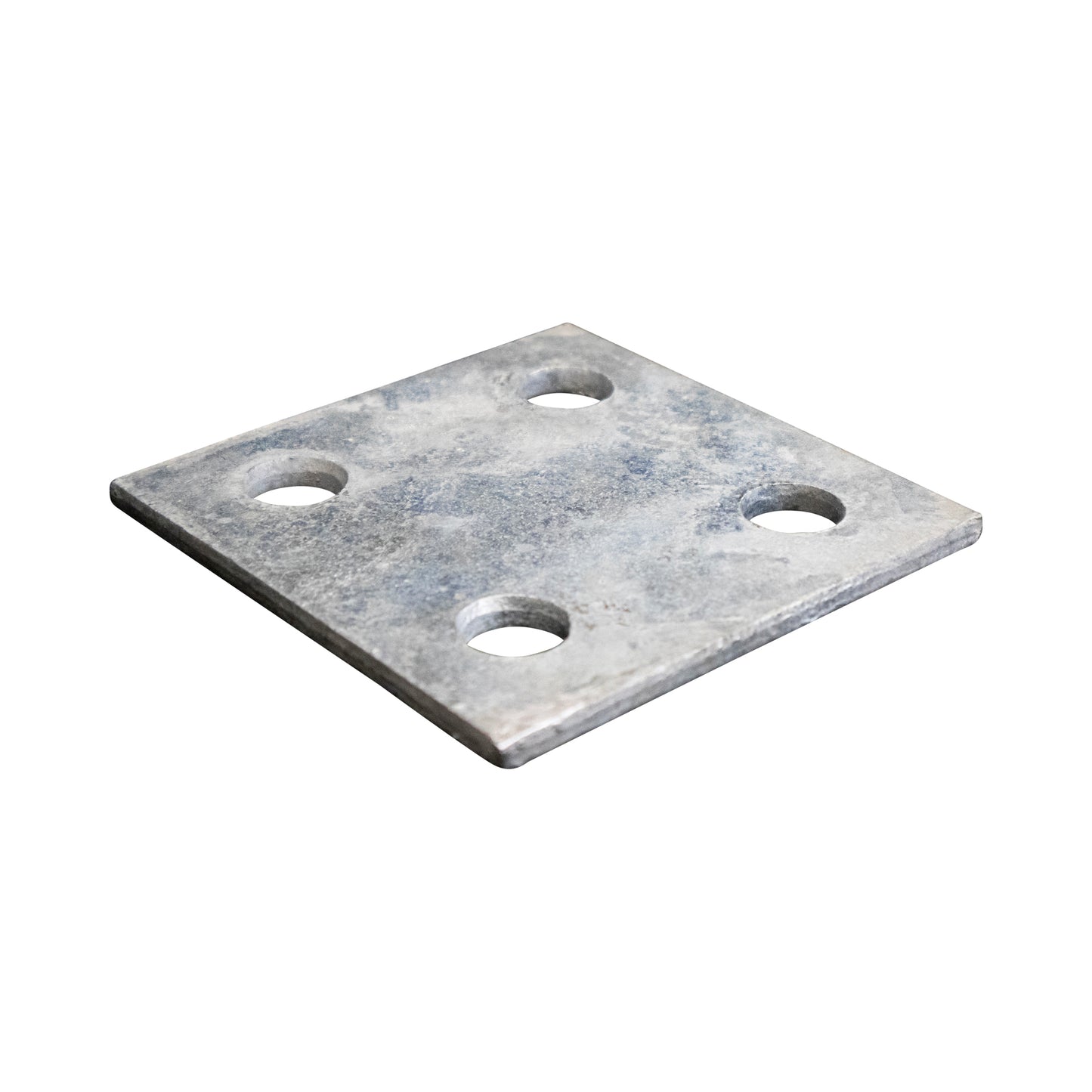 Base/Flange Plate Galvanized, 1/4" x 4" x 4"