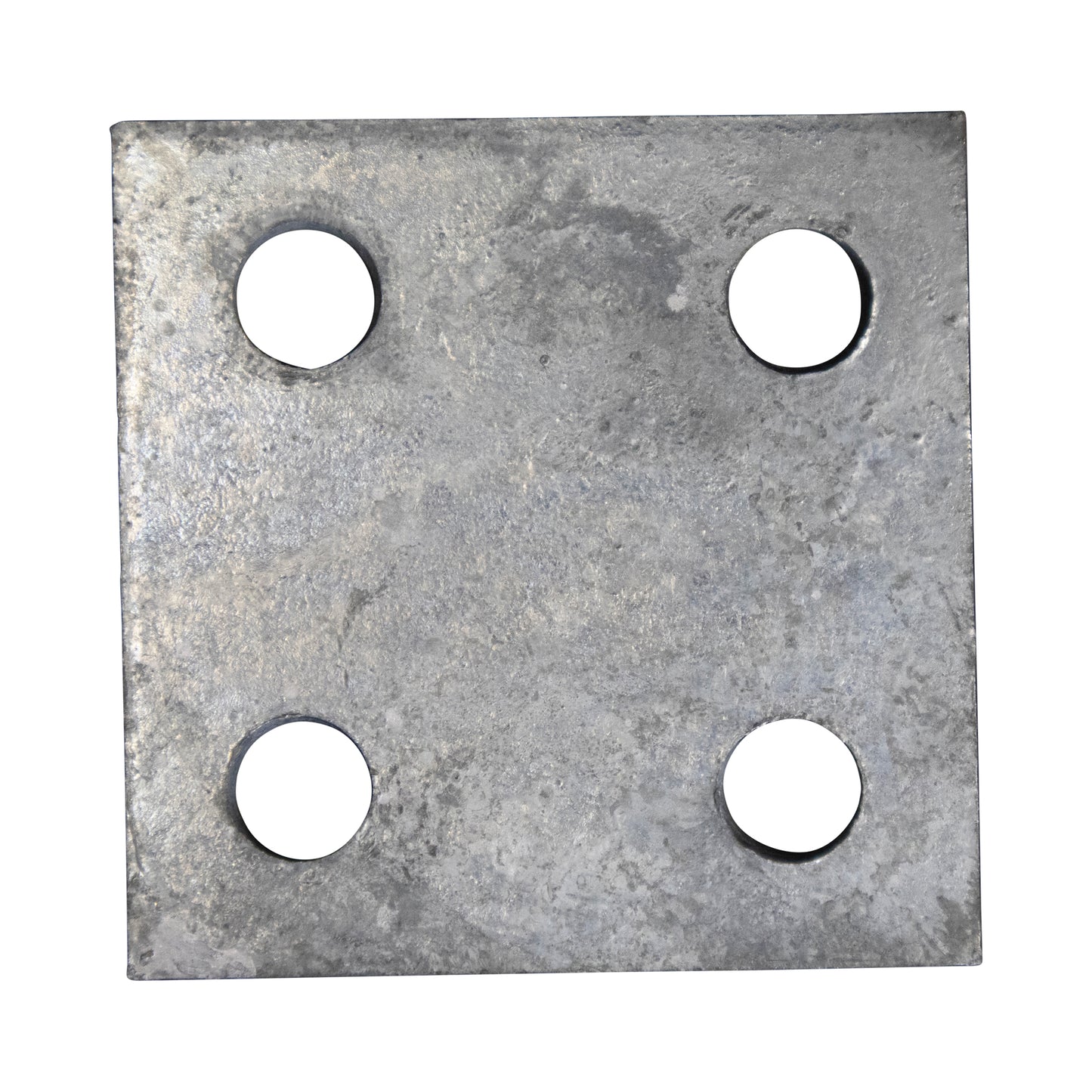 Base/Flange Plate Galvanized, 1/4" x 4" x 4"