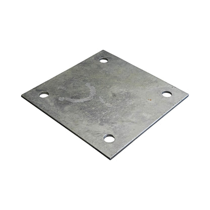 Base/Flange Plate Galvanized, 1/4" x 8" x 8"
