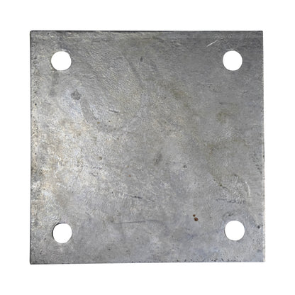 Base/Flange Plate Galvanized, 1/4" x 8" x 8"