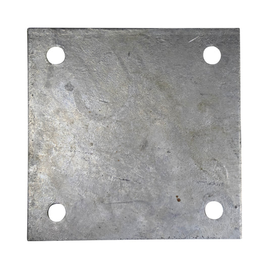 Base/Flange Plate Galvanized, 1/4" x 8" x 8"