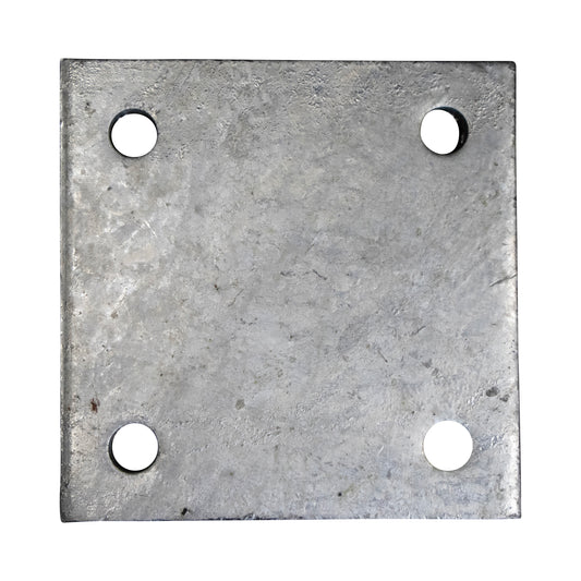 Base/Flange Plate Galvanized, 3/8" x 6" x 6"
