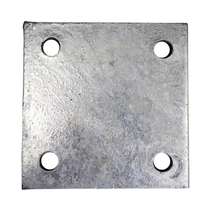 Base/Flange Plate Galvanized, 3/8" x 6" x 6"