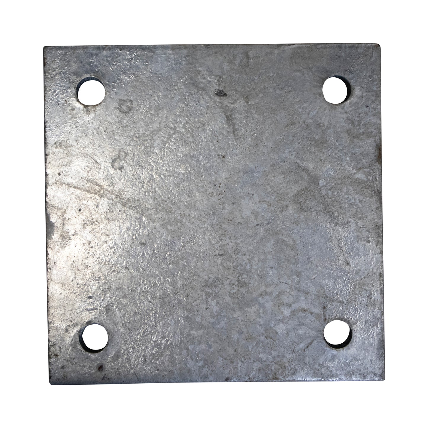 Base/Flange Plate Galvanized, 3/8" x 8" x 8"