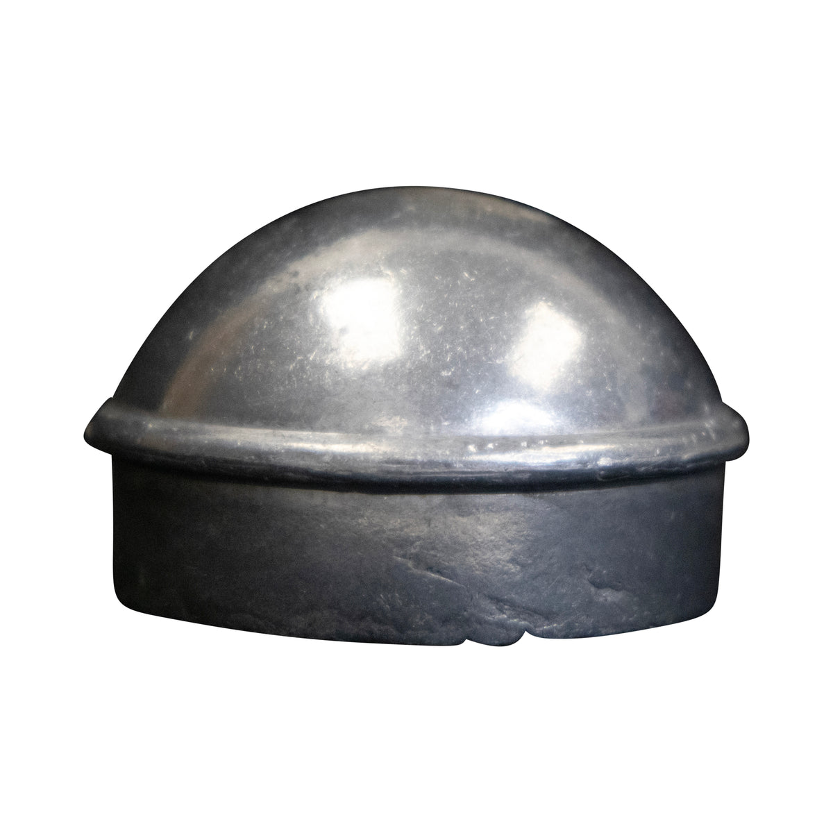 Dome Cap Ribbed Aluminum DOME CAP, 1 7/8