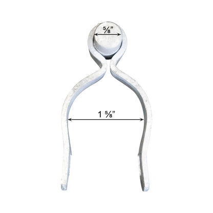 Male Hinge Galvanized 1 5/8" x 5/8"