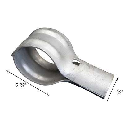 END RAIL CLAMP Galvanized 2 3/8" x 1 3/8"