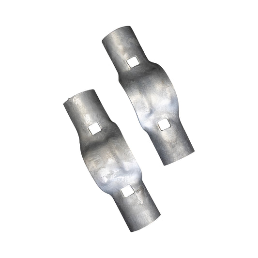 BOULEVARD/LINE RAIL CLAMP Galvanized 2 3/8" x 1 3/8"