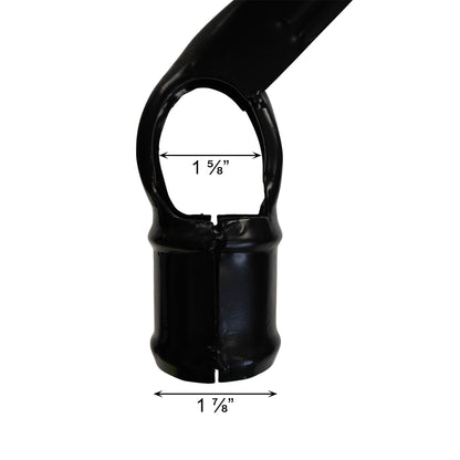 Barb Arm 3 Strand Powder Coated Black, 1 7/8" x 1 5/8"