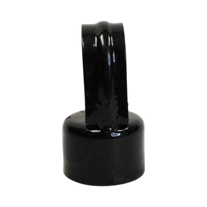 Loop Cap Steel Powder Coated Black, 1 7/8" x 1 5/8"
