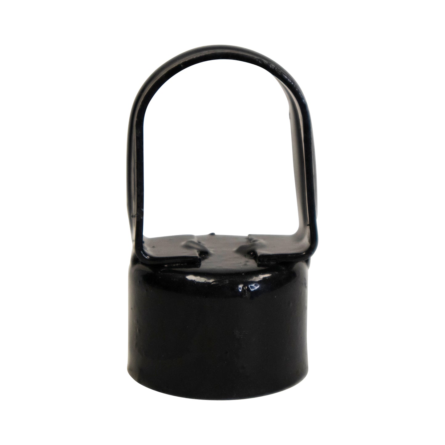 Loop Cap Steel Powder Coated Black, 1 7/8" x 1 5/8"