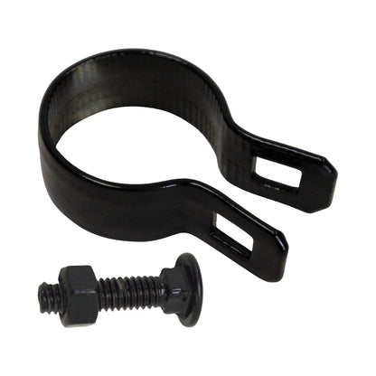 Brace Band (Beveled) Powder Coated Black, 1 5/8"