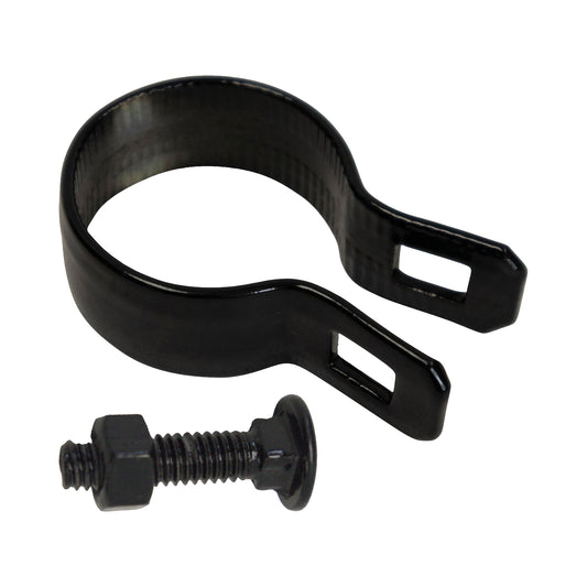 Brace Band (Beveled) Powder Coated Black, 1 5/8"
