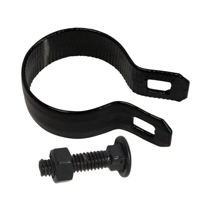 Brace Band (Beveled) Powder Coated Black, 2 1/2"