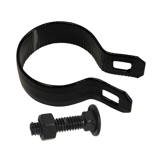 Brace Band (Beveled) Powder Coated Black, 2 1/2"