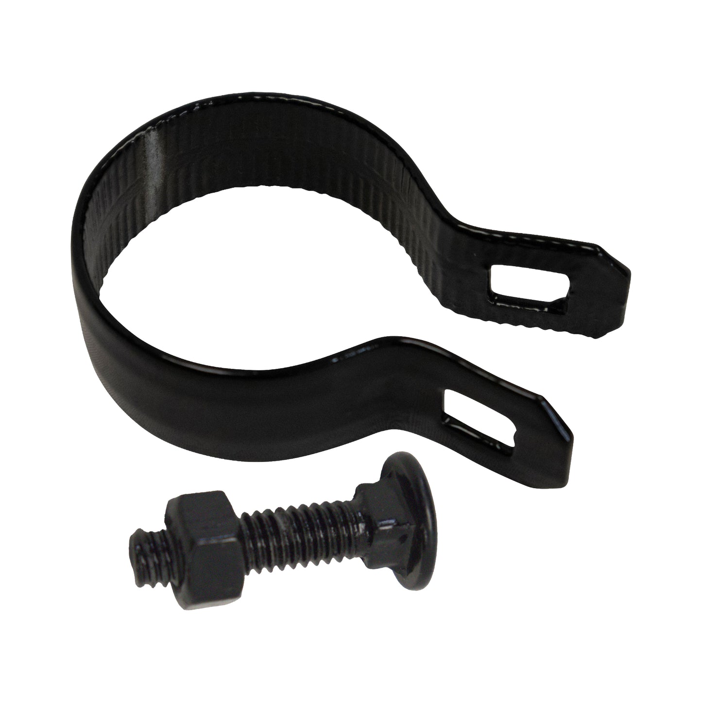 Brace Band (Beveled) Powder Coated Black, 1 7/8"